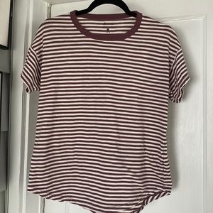 Madewell Organic Striped T Size Med